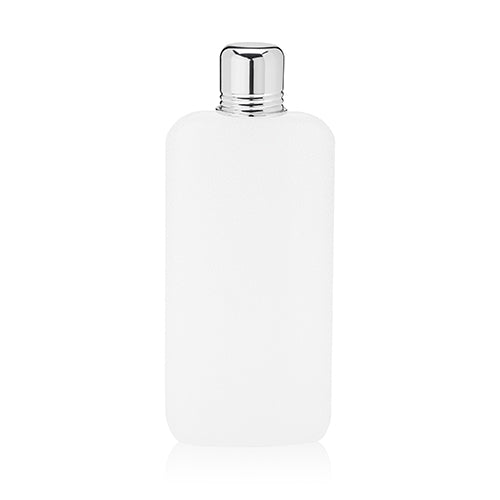 True Rogue Plastic Flask, White, 16 Ounce