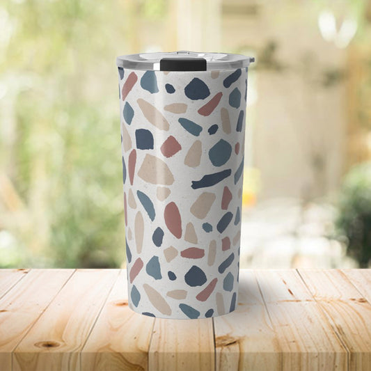 Cool Terrazzo Travel Coffee Mug