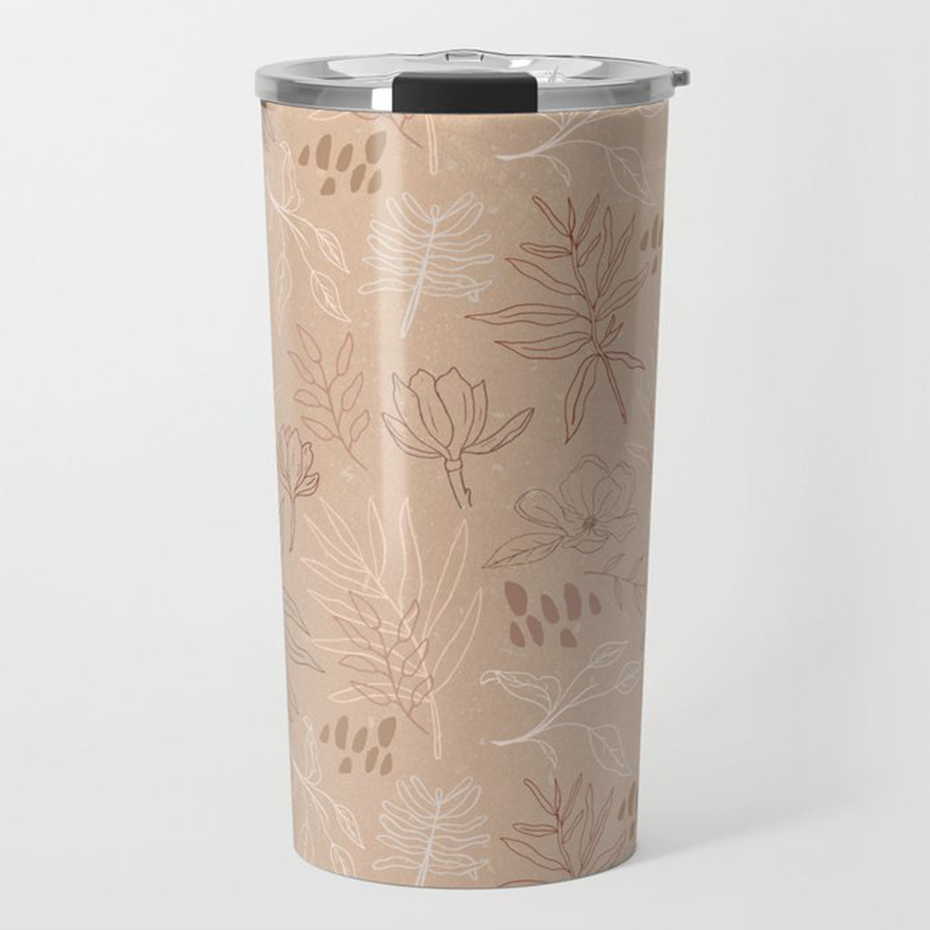 Desert Leaf Travel Coffee Mug